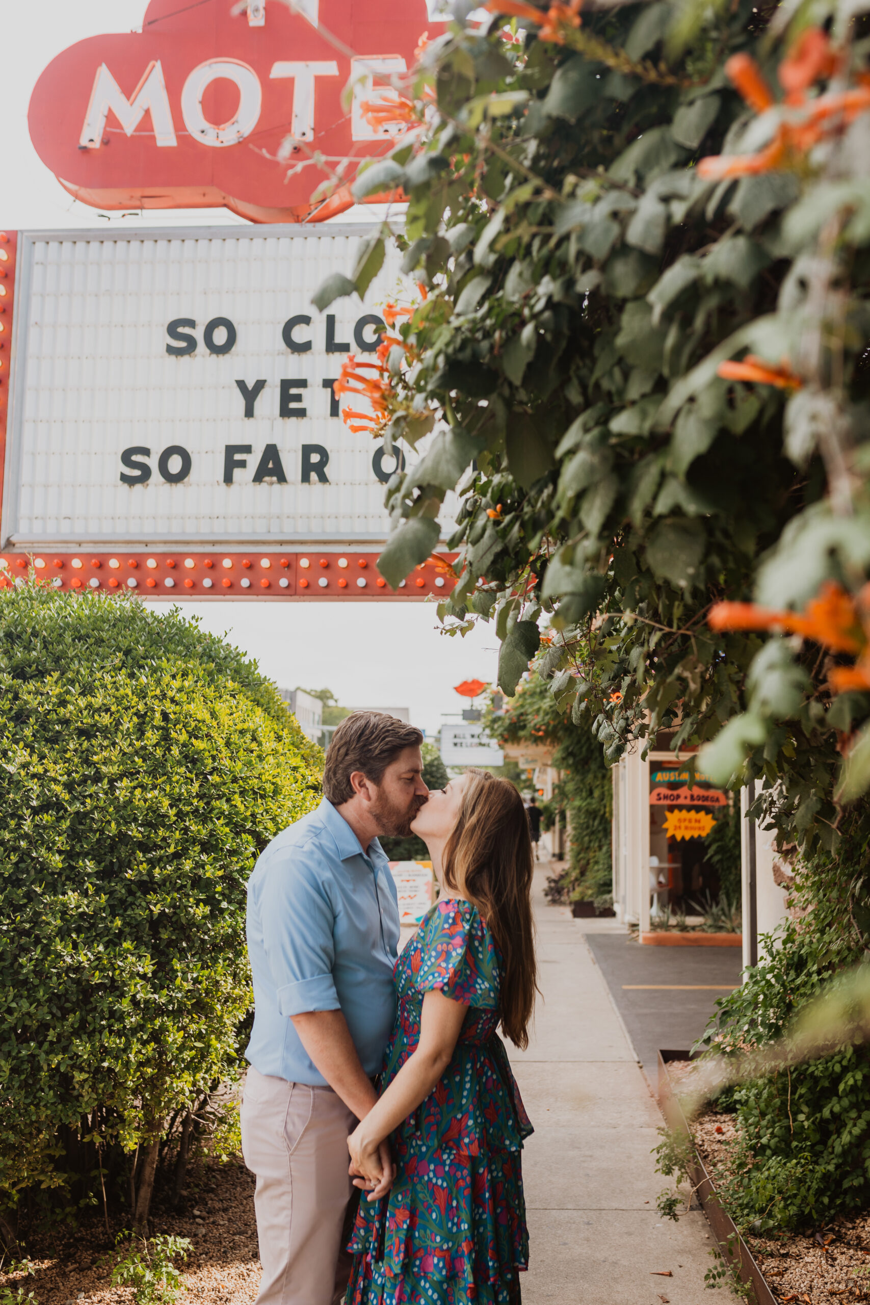 South Congress Engagement Photos in Austin, Texas