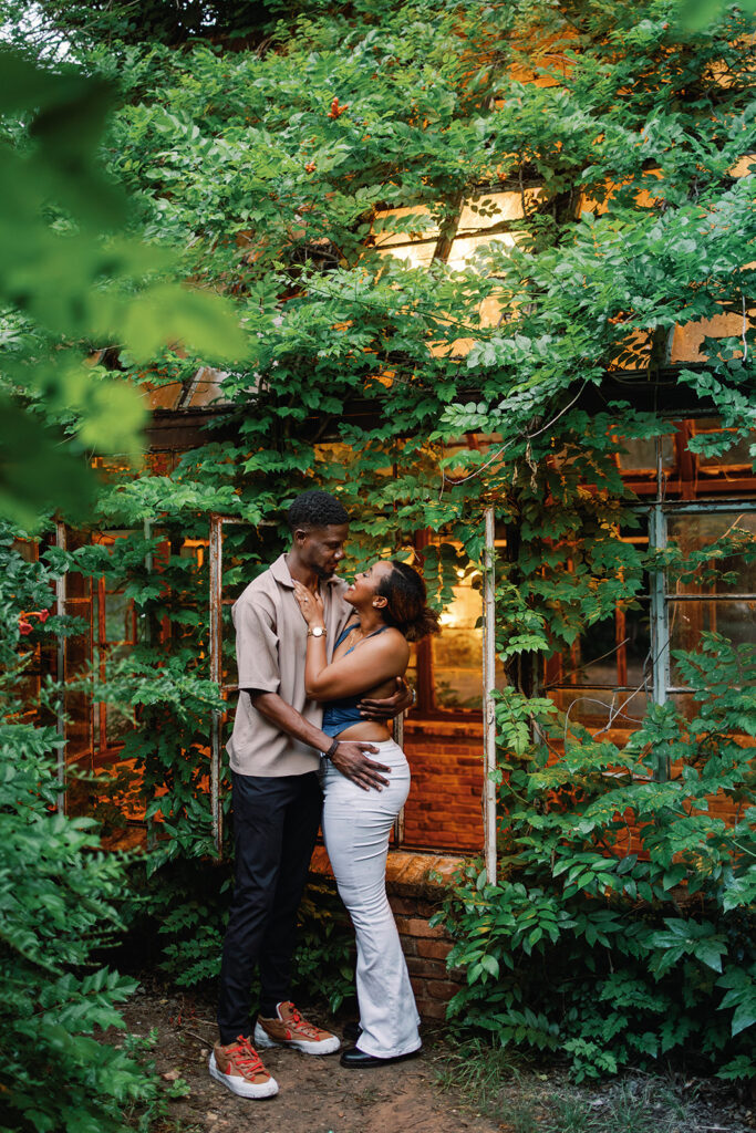 engagement photos at sekrit theater