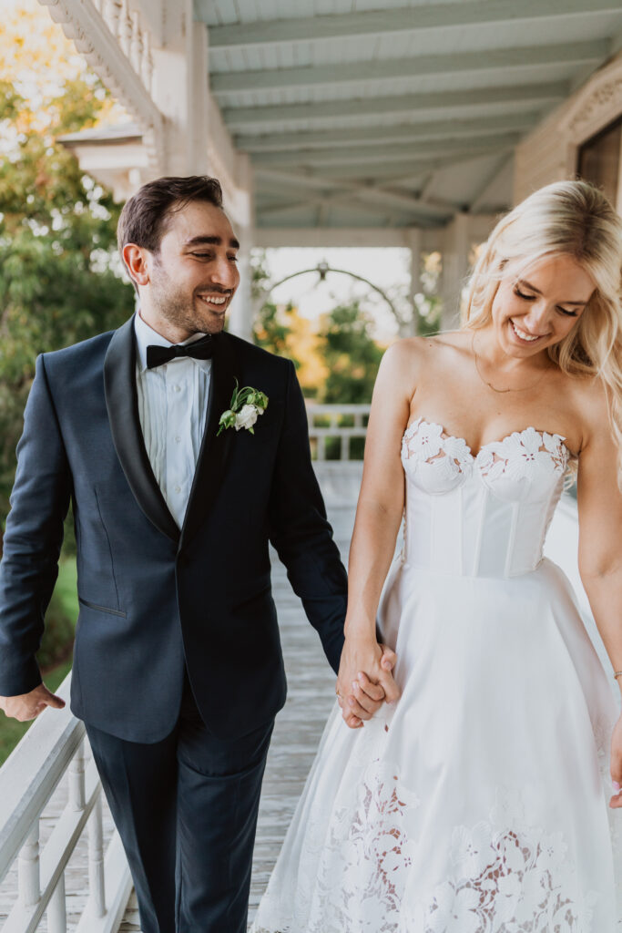 Couples portraits at Barr Mansion wedding