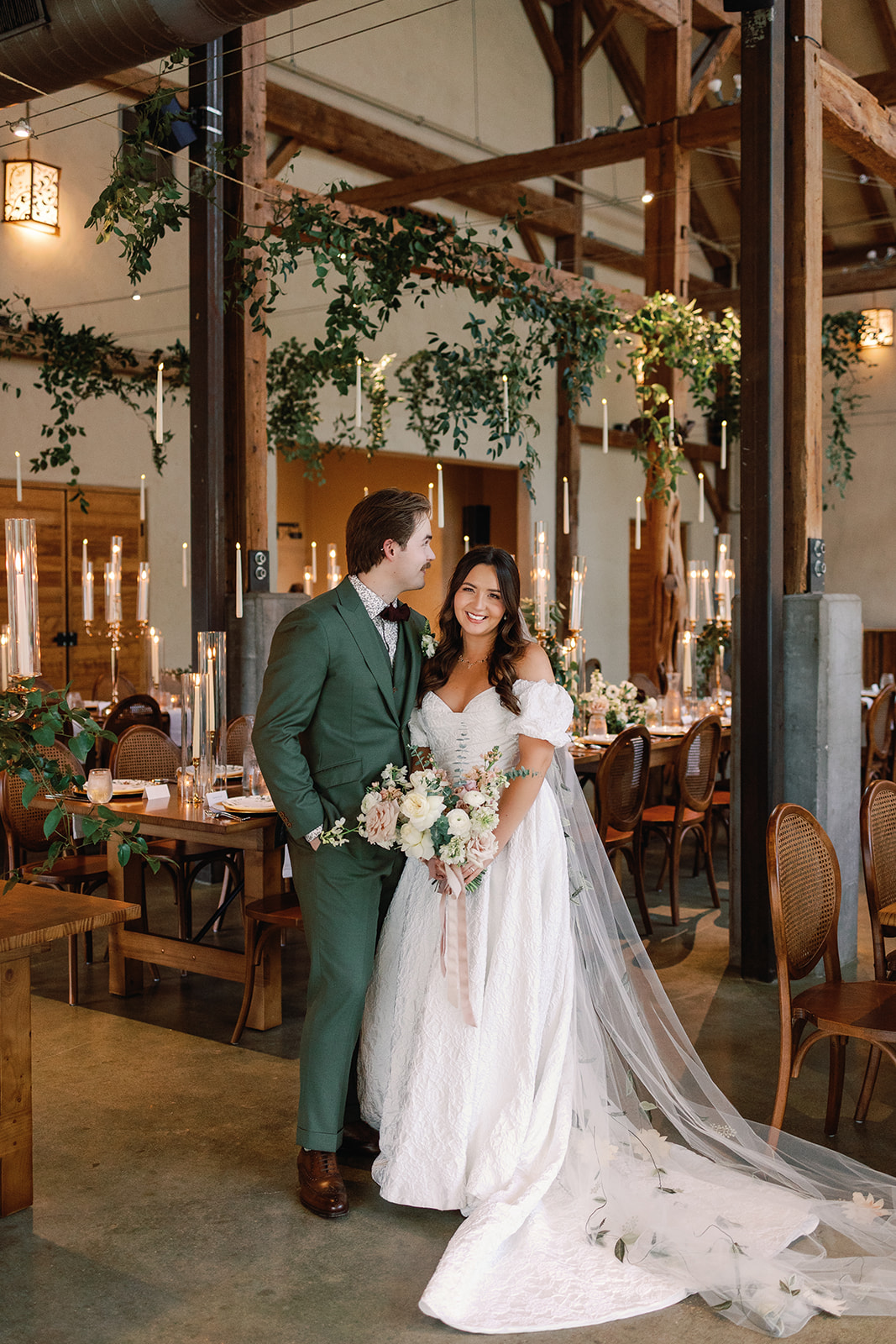 fantasy-inspired wedding reception design at Barr Mansion