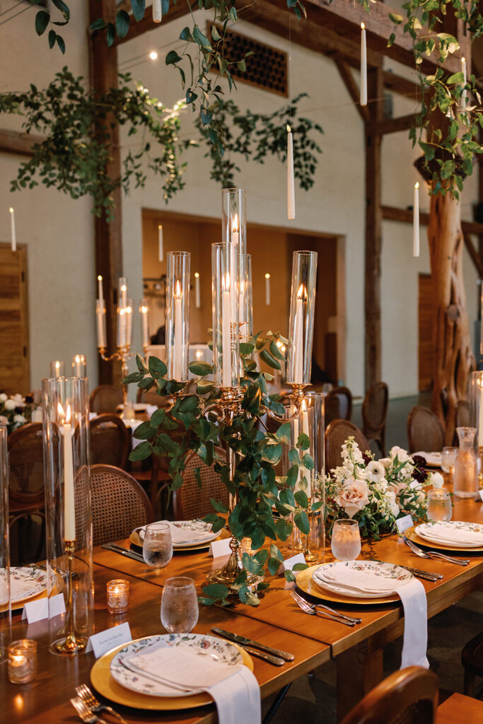 fantasy-inspired wedding reception design at Barr Mansion