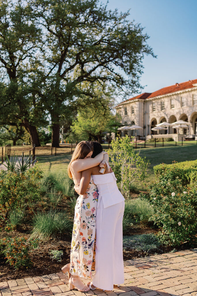 Proposal at Commodore Perry Estate in Austin, Texas