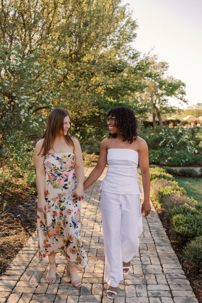 Engagement photos at Commodore Perry Estate in Austin, Texas
