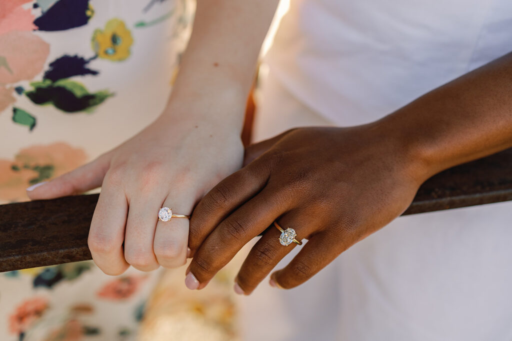 Engagement photos at Commodore Perry Estate in Austin, Texas