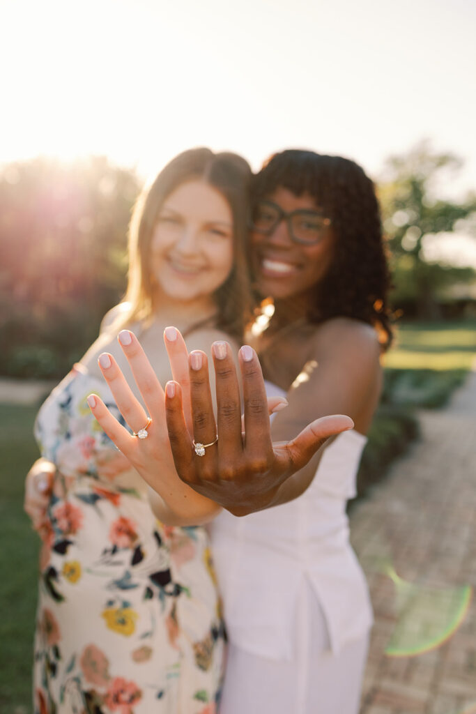 Engagement photos at Commodore Perry Estate in Austin, Texas