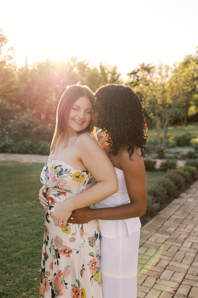 Engagement photos at Commodore Perry Estate in Austin, Texas