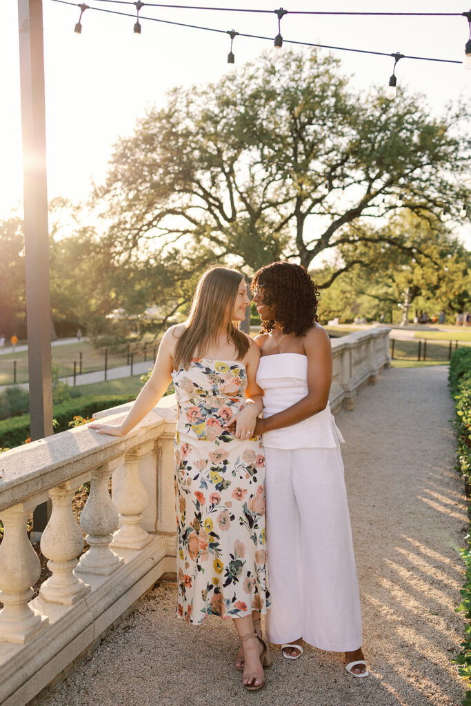 Engagement photos at Commodore Perry Estate in Austin, Texas