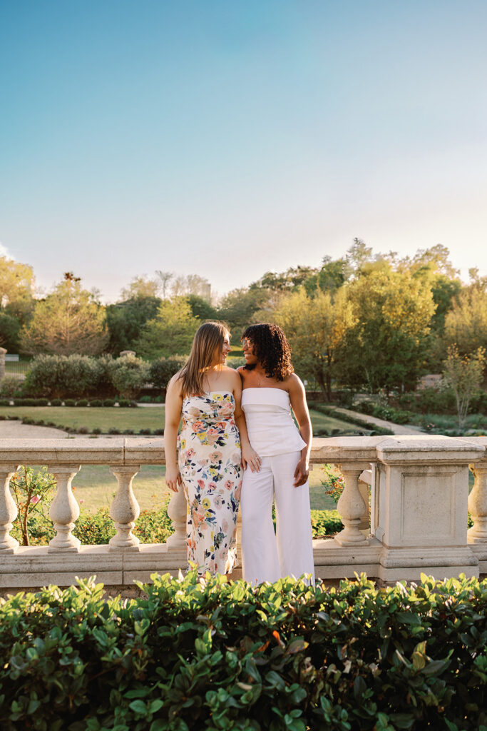 Engagement photos at Commodore Perry Estate in Austin, Texas