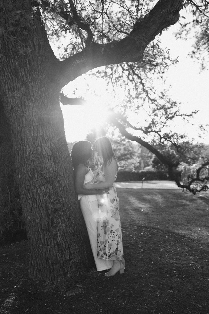 Engagement photos at Commodore Perry Estate in Austin, Texas