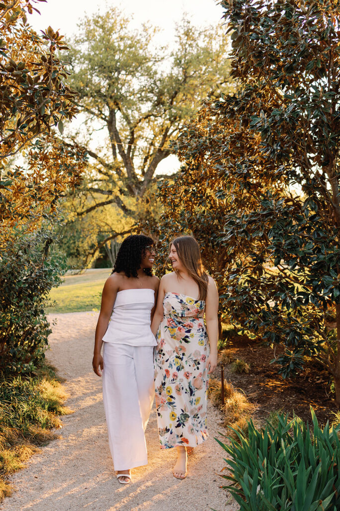 Engagement photos at Commodore Perry Estate in Austin, Texas
